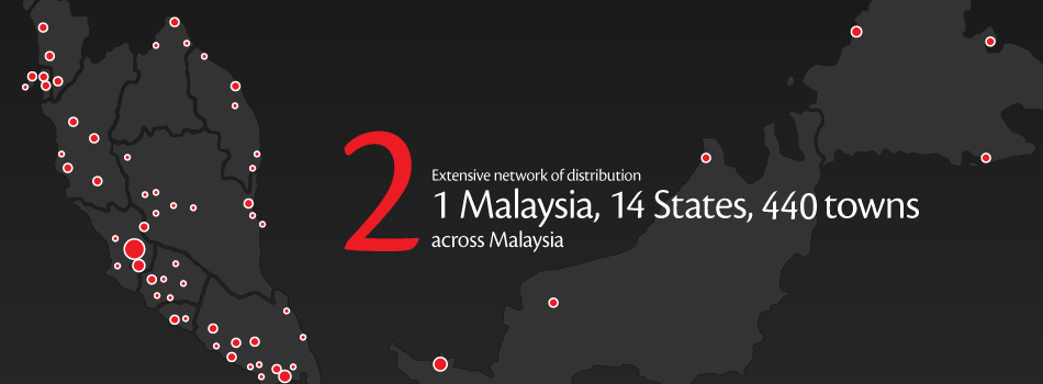 Flyers Media flyers distribution and newspaper insertion service across Malaysia, 1 Malaysia - 14 states, 440 towns